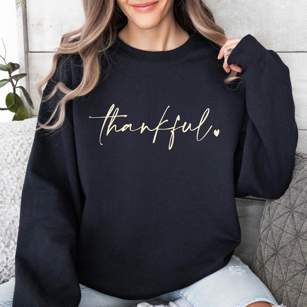 Thankful Sweatshirt, Thankful Lover Sweatshirt, Hello Thanksgiving Sweatshirt, Women Gift For Thanksgiving Shirts, Women Thankful Sweatshirt