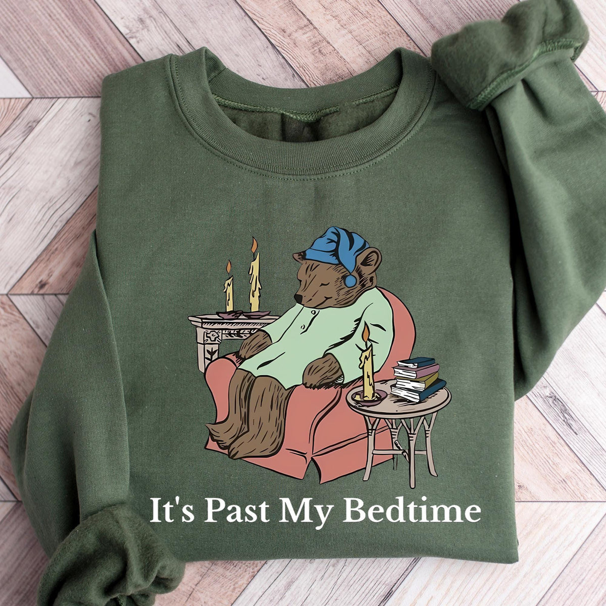 It's Past My Bedtime Shirt, Funny Sleppy Bear Sweater, Funny Bear Meme T-shirt, Trendy Unisex Shirt, Gift For Her, Funny Saying Shirts, Xmas