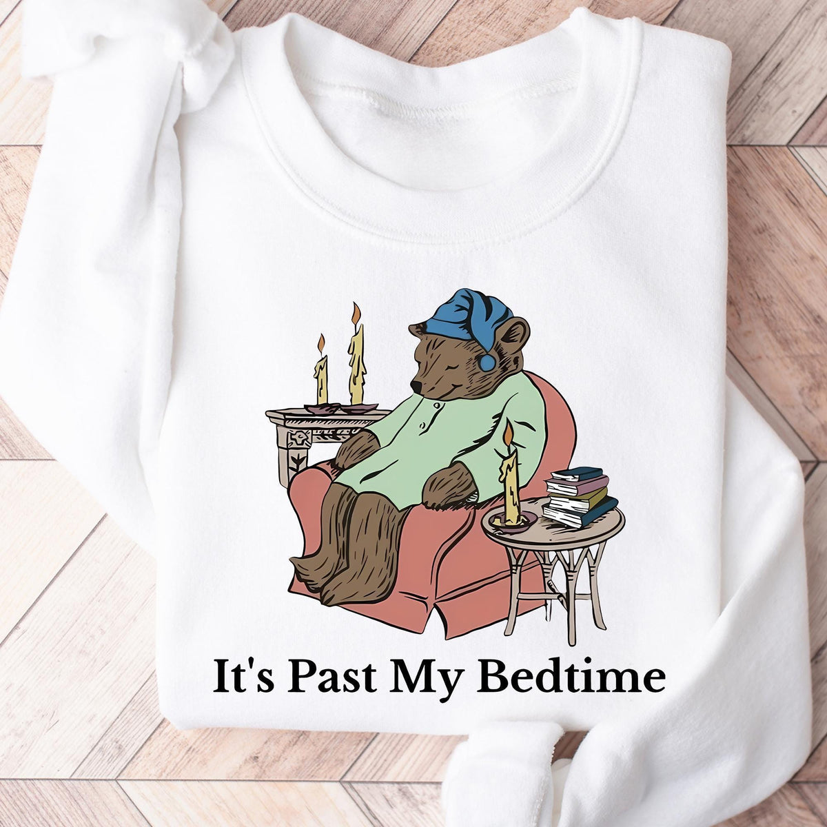 It's Past My Bedtime Shirt, Funny Sleppy Bear Sweater, Funny Bear Meme T-shirt, Trendy Unisex Shirt, Gift For Her, Funny Saying Shirts, Xmas