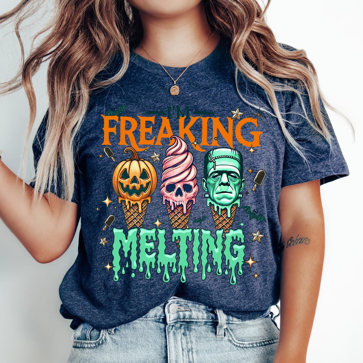 Summerween T-shirt, Summer Halloween T-shirt, Beach Shirt, Halloween Lover Trendy Womens Tee, Pumpkin Spooky Season Graphic Tees, Summer Tee