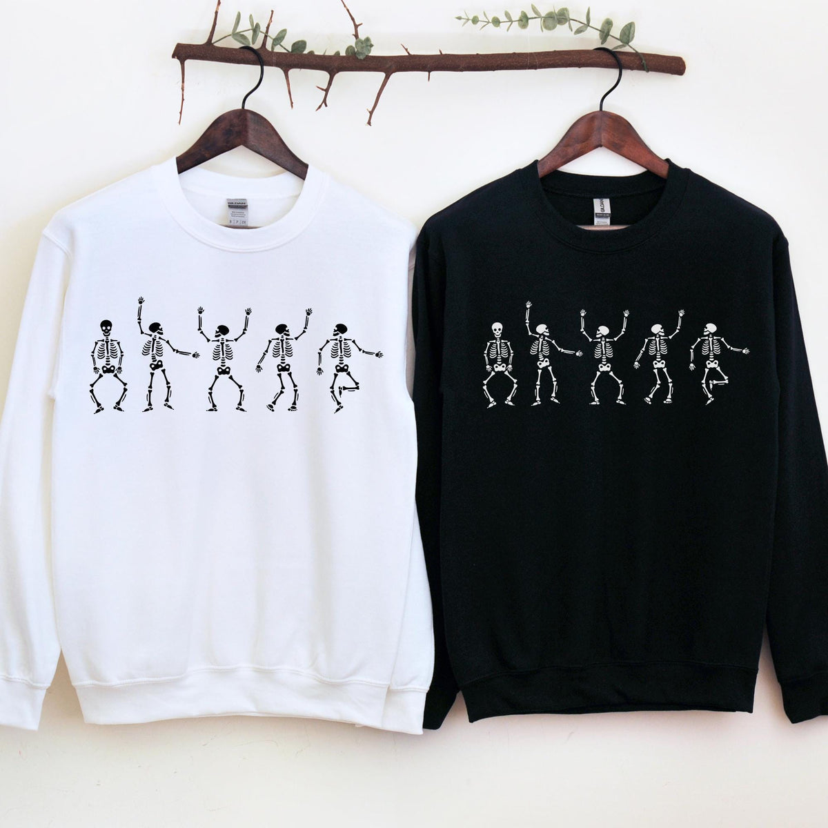 Fall Shirt, Dancing Skeleton Shirt, Happy Halloween T-shirt, Halloween Tee sweatshirt, Womens Halloween Shirt Gift, Halloween Costume Shirts