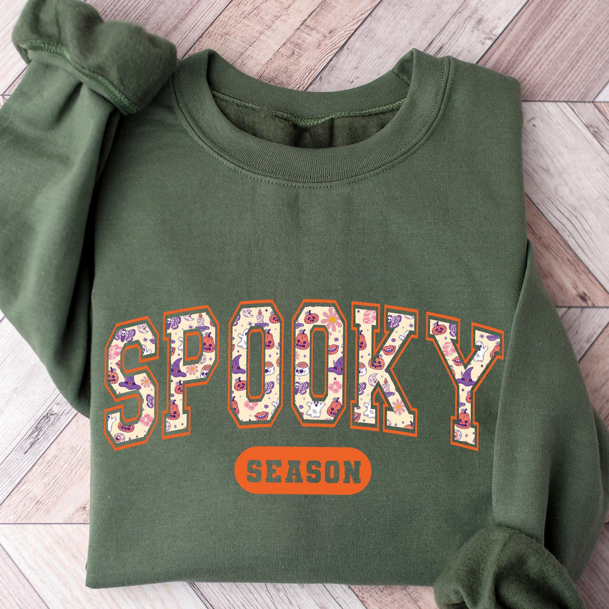 Cute Spooky Season Sweatshirt, Halloween Sweatshirt, Womens Halloween Sweatshirt, Cute Fall Sweater, Spooky Season Shirt, Gift For Halloween