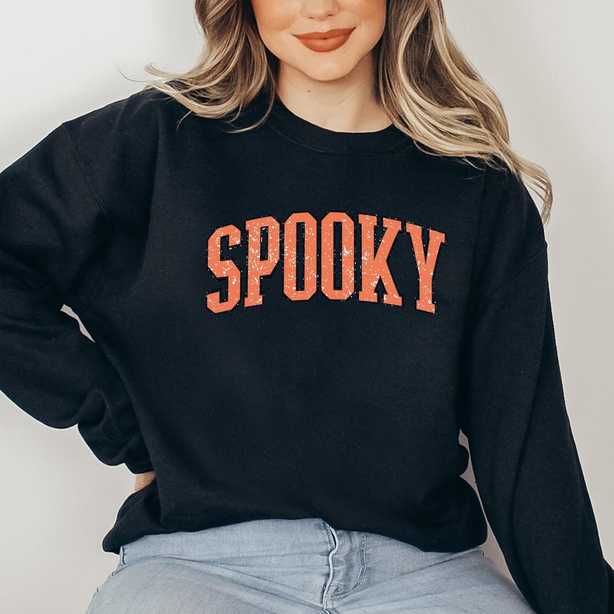 Stay Spooky Sweatshirt, Halloween Sweatshirt, Halloween Gift Hoodie, Womens Halloween Sweatshirt, Ghost Halloween Tee, Spooky Season T-shirt