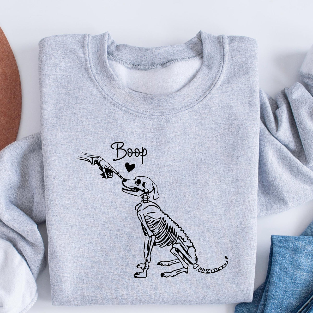 Dog Boop Halloween Hoodie, Dog Skeleton Sweatshirt, Funny Dog Shirt, Dog Mom Hoodie, Spooky Dog Hoodie, Dog Skeleton Hoodie, Dog Lover Gifts