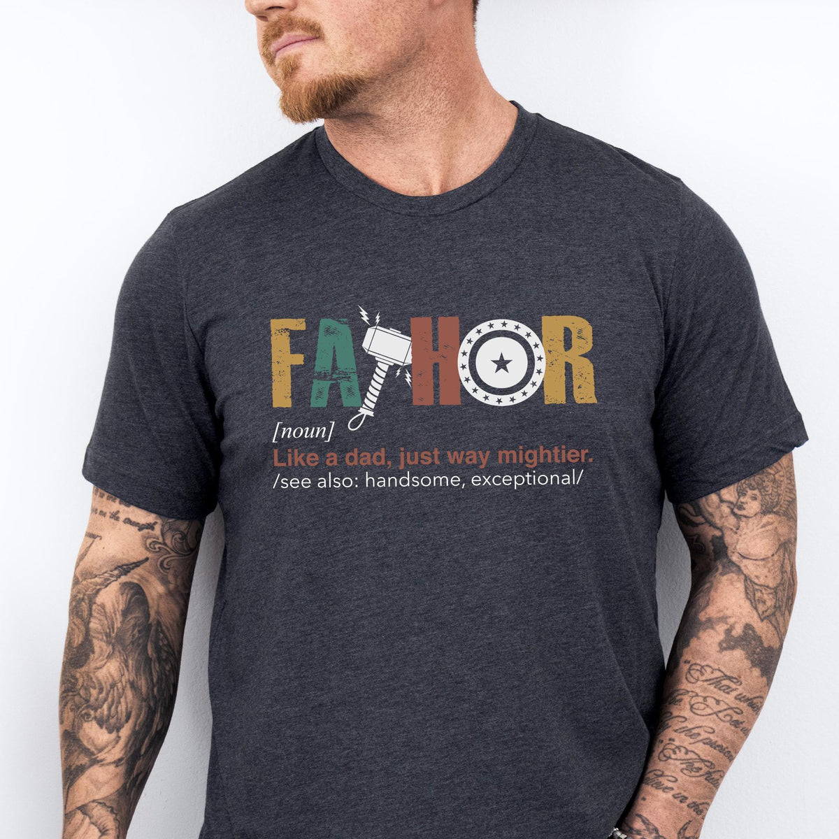 Fathor Shirt, Dad shirt, Shirt for dad, Father's Day Tee Shirt, Dad Gifts from Daughter, Father's Day Gift Shirt, Funny Fathers Day T-shirts