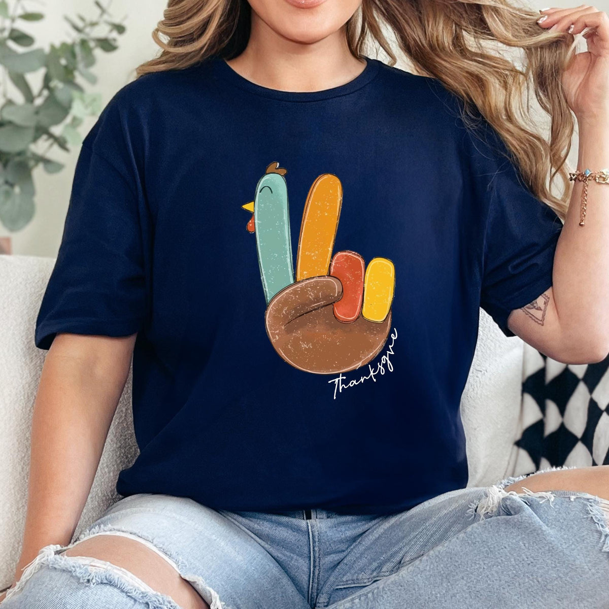 Peace Sign Turkey, Retro Thanksgiving Turkey Shirt, Hello Thanksgiving Sweatshirt, Gift For Thanksgiving, Happy Thanksgiving Shirt, Fall Tee