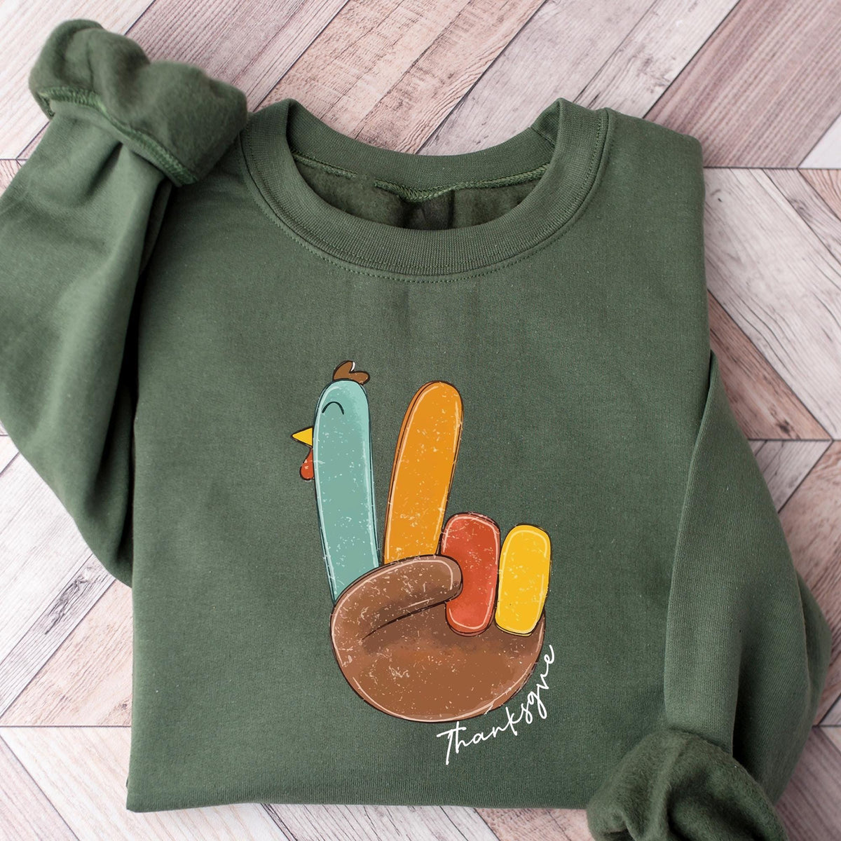 Peace Sign Turkey, Retro Thanksgiving Turkey Shirt, Hello Thanksgiving Sweatshirt, Gift For Thanksgiving, Happy Thanksgiving Shirt, Fall Tee