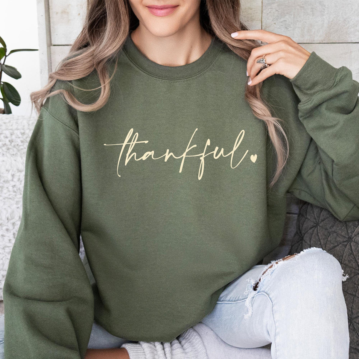 Thankful Sweatshirt, Thankful Lover Sweatshirt, Hello Thanksgiving Sweatshirt, Women Gift For Thanksgiving Shirts, Women Thankful Sweatshirt