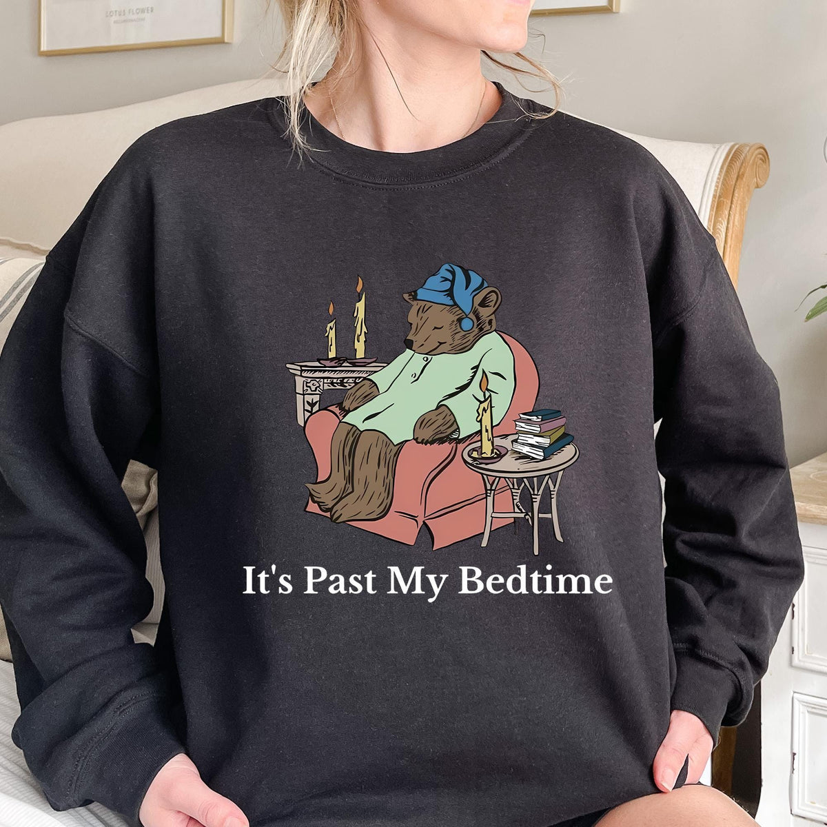 It's Past My Bedtime Shirt, Funny Sleppy Bear Sweater, Funny Bear Meme T-shirt, Trendy Unisex Shirt, Gift For Her, Funny Saying Shirts, Xmas