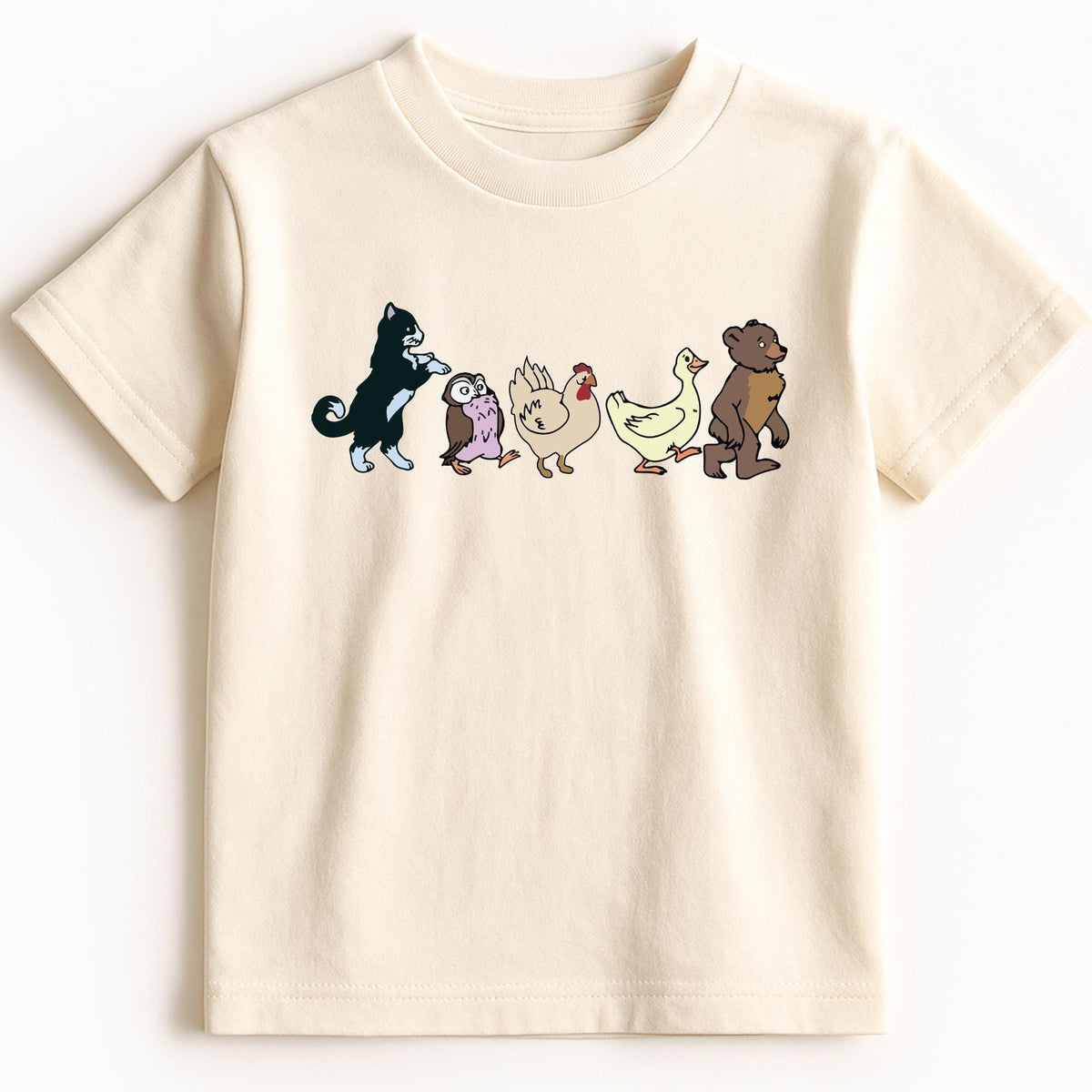 Little Bear Toddler T-Shirt, Cute Animal Friends Shirt, Animated TV Show Tee, Television Series Shirt, Kids T-Shirt, Animal Friends T-Shirts