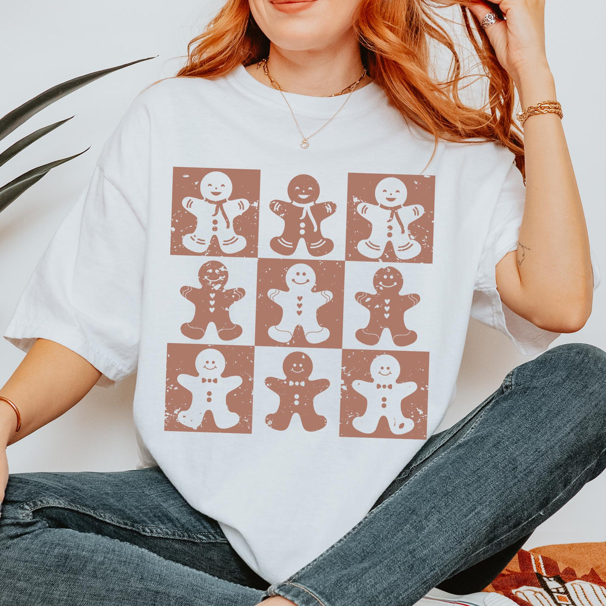 Comfort Colors® Gingerbread Shirt, Cute Christmas Shirt, Holiday Shirt, Winter Tee,Gift for Baker Christmas Top, Gingerbread Man shirt Women