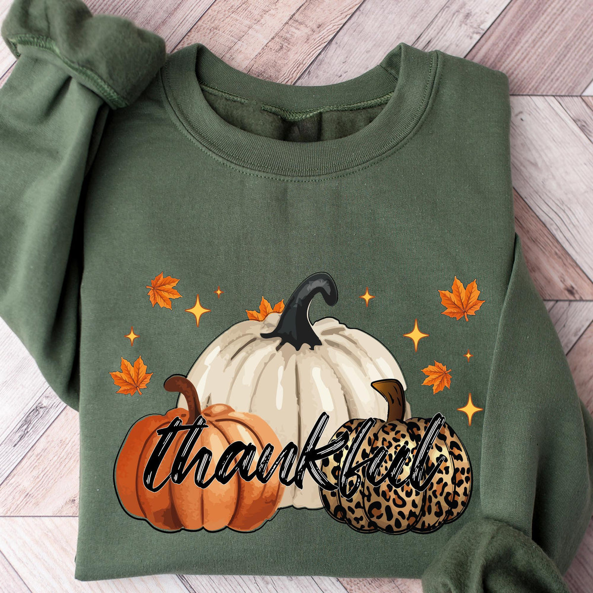 Thankful Shirt, Leopard Pumpkin Shirt, Pumpkin Sweatshirt, Thanksgiving Shirt, Thanksgiving Family Matching Shirts, Thanksgiving Sweatshirts