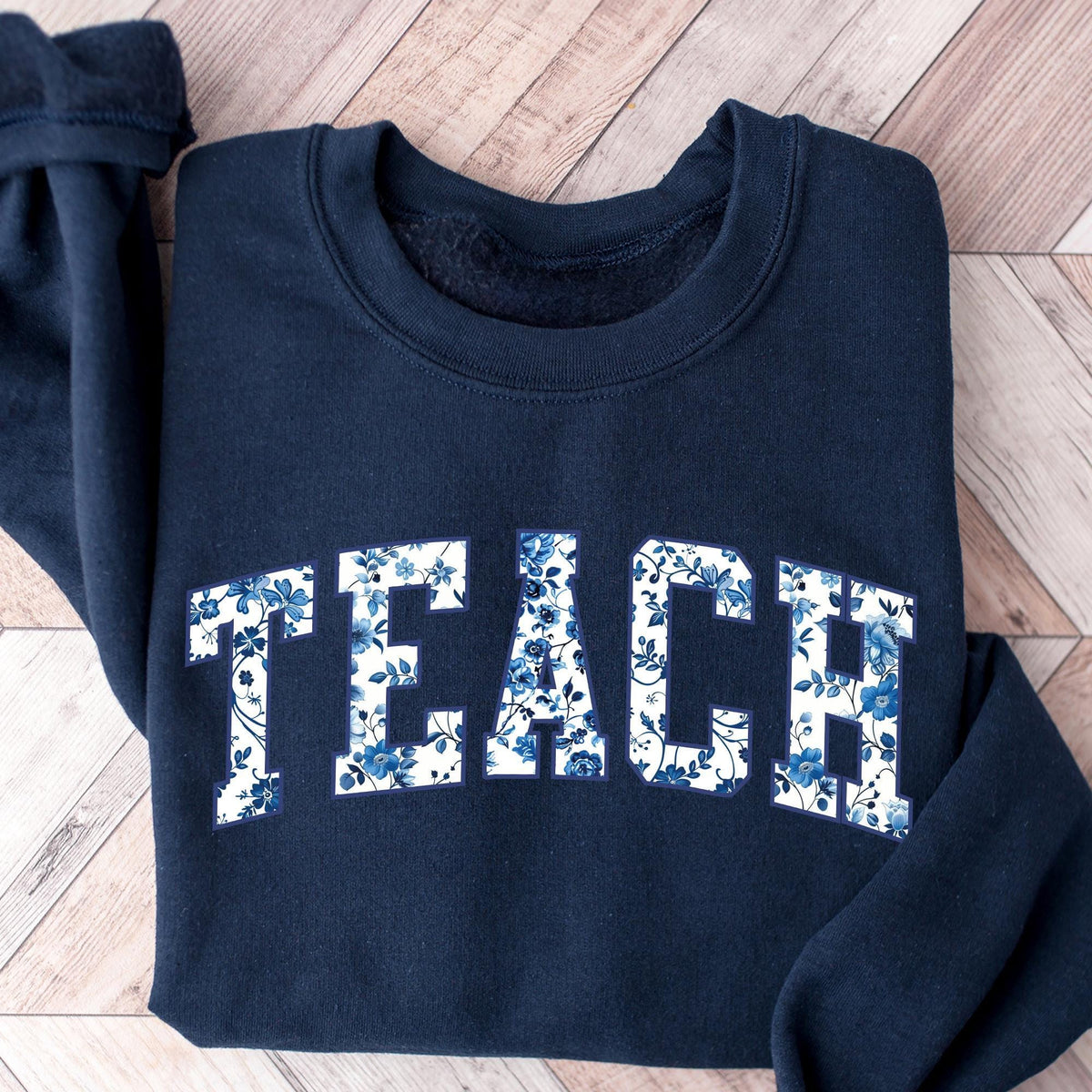 Floral Teach Sweatshirt, Cute Teacher Sweatshirt, Teacher Appreciation Gifts, Back To School, Teacher Hoodie, Teacher Sweater, School Shirts