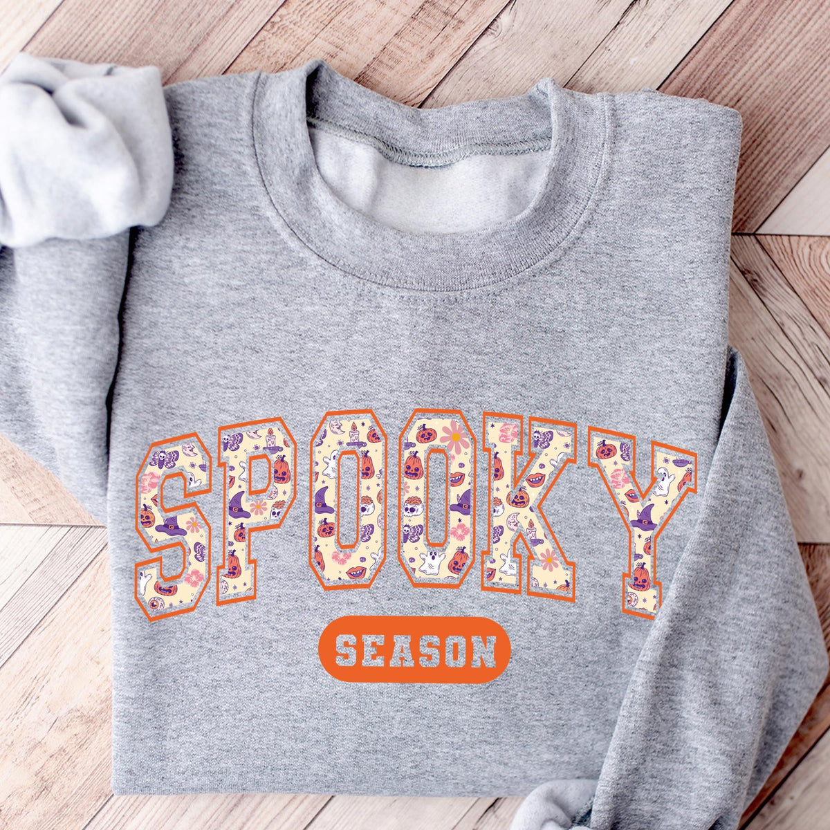 Cute Spooky Season Sweatshirt, Halloween Sweatshirt, Womens Halloween Sweatshirt, Cute Fall Sweater, Spooky Season Shirt, Gift For Halloween
