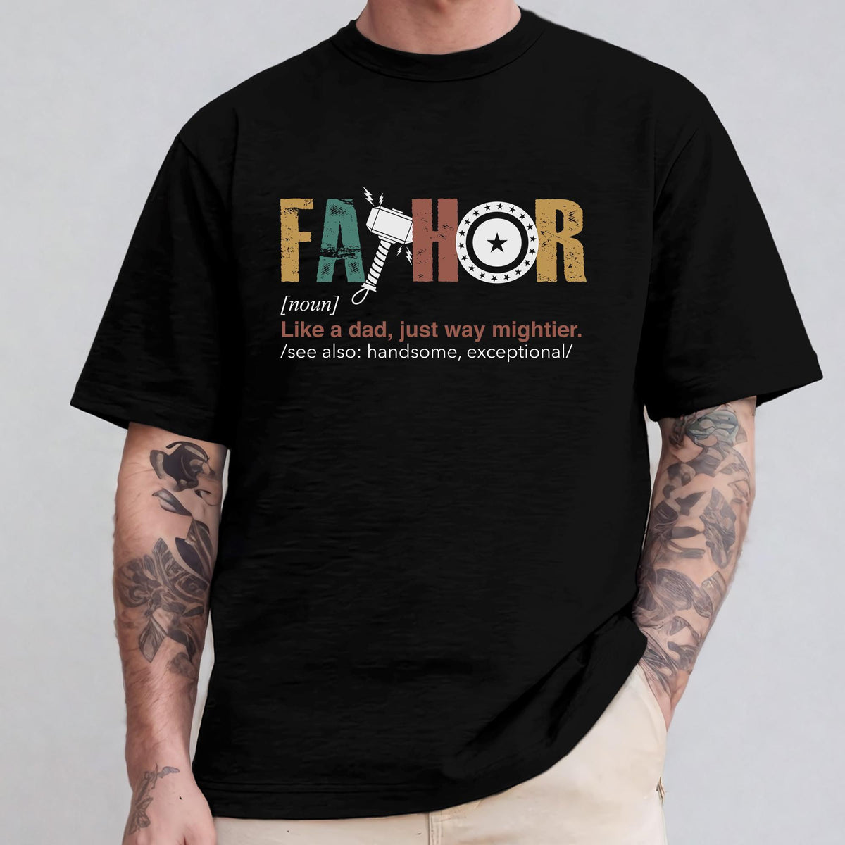 Fathor Shirt, Dad shirt, Shirt for dad, Father's Day Tee Shirt, Dad Gifts from Daughter, Father's Day Gift Shirt, Funny Fathers Day T-shirts