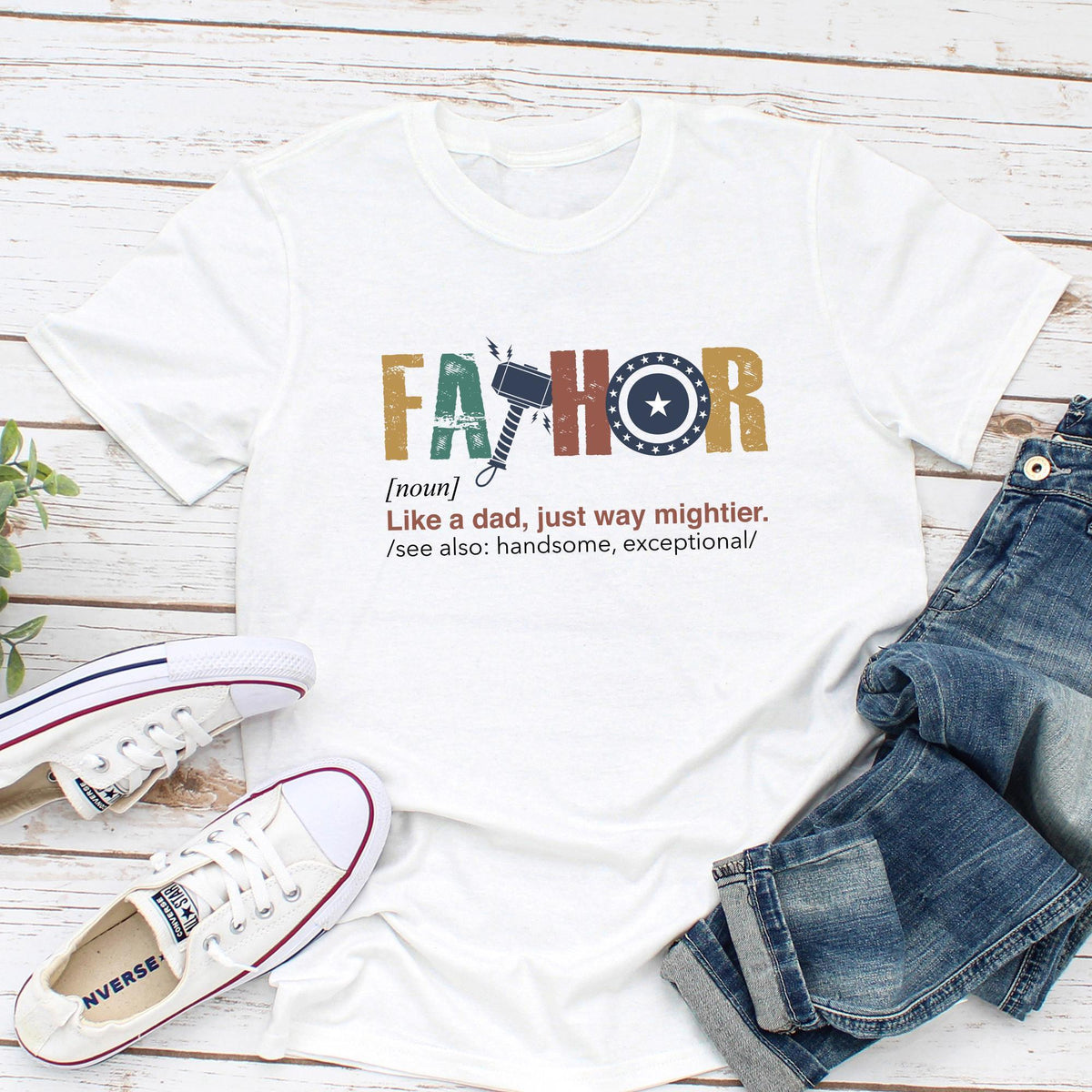 Fathor Shirt, Dad shirt, Shirt for dad, Father's Day Tee Shirt, Dad Gifts from Daughter, Father's Day Gift Shirt, Funny Fathers Day T-shirts