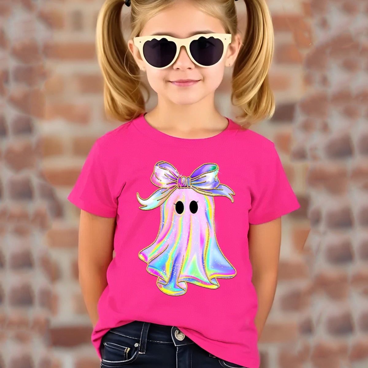 Halloween Girls Ghost Shirt, Cute Toddler Halloween Shirt, Halloween Shirts for Toddler, Girls Halloween Little Girl Shirts, Boo Girls Shirt