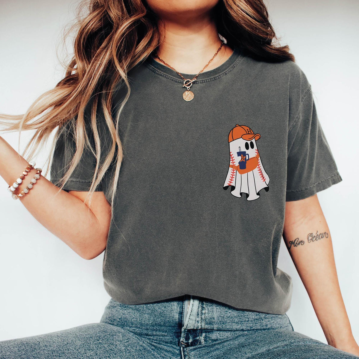 Baseball Ghost Halloween Shirt, Baseball Fall Shirt, Funny Ghost Shirt, Comfort Colors®, Cute Ghost Shirts, Halloween Gifts, Halloween Sport