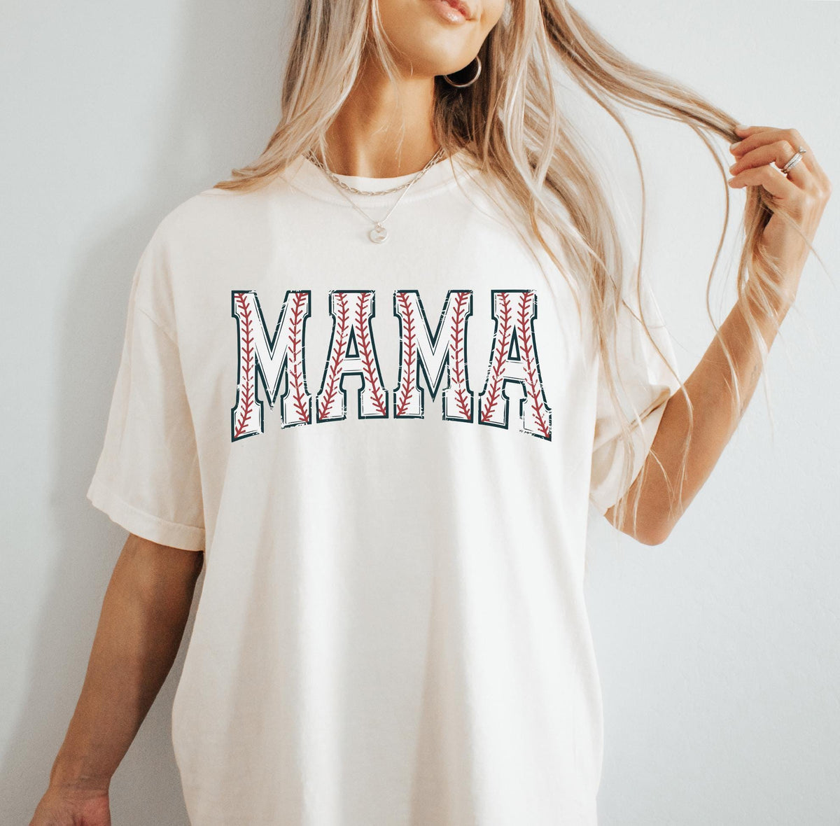 Comfort Colors® Baseball Mama Shirt, Mothers day Gift For Baseball Mom, Gift For Baseball Lover Mom Shirt, Baseball Season, Mothers Day Tees