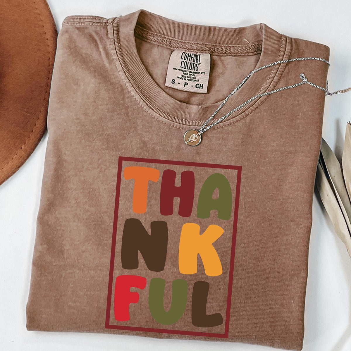 Thankful Shirt Comfort Colors®, Thanksgiving Sweatshirt, Cute Fall Crewneck, Fall Shirt, Religious Gift Idea, Autumn Tees, Retro Fall Season