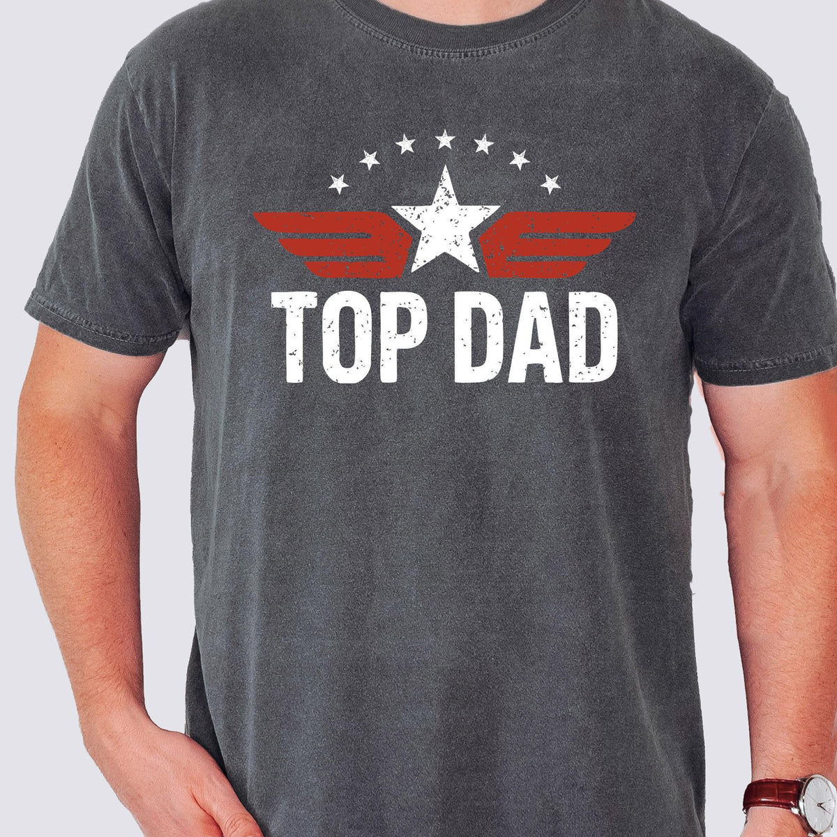 Top Dad T-Shirt, Top Dad T Shirt, Comfort Colors®Top Dad Shirt, Christmas Dad Gift from Daughter, Dad Gift from Son, Mens Shirt, Father Gift