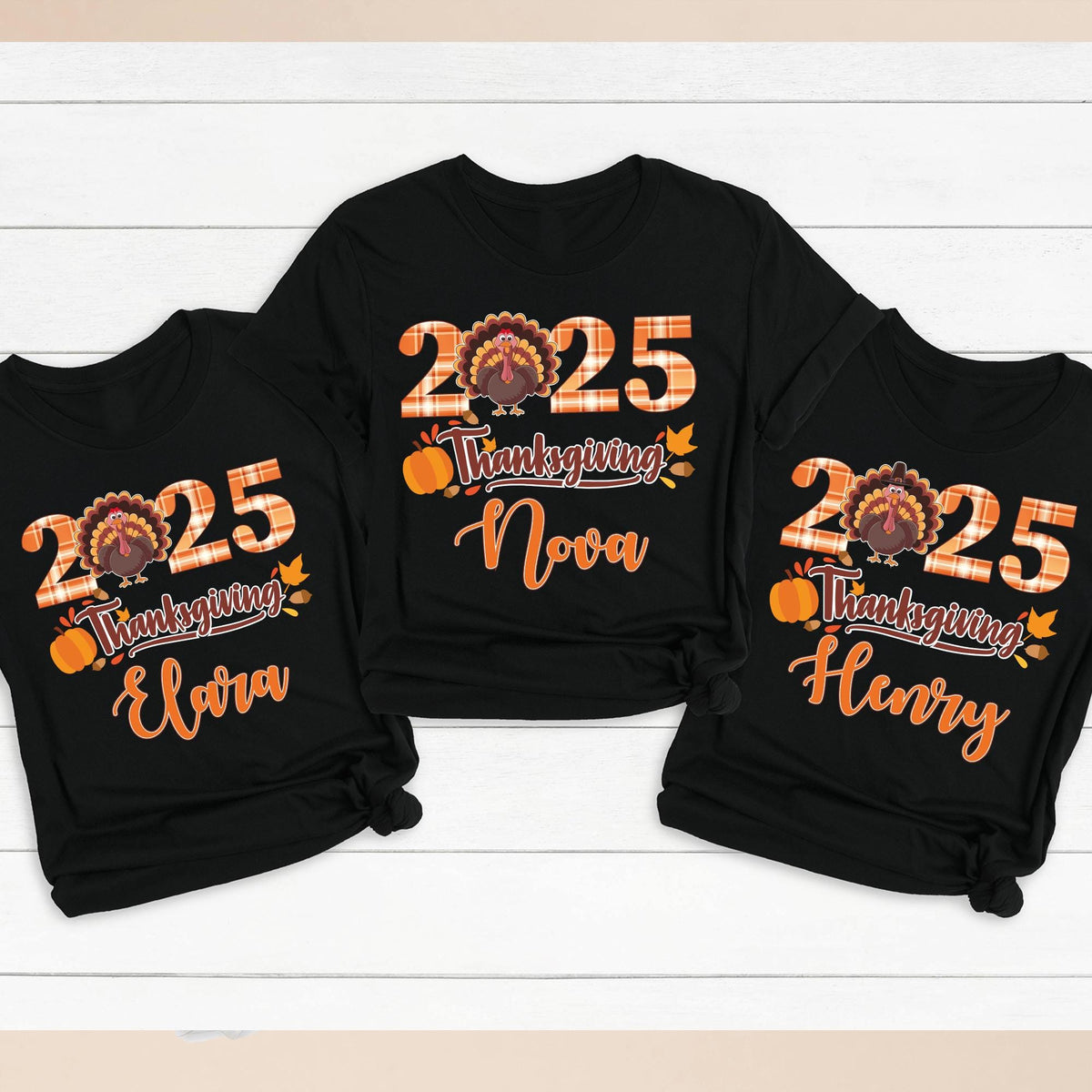 Thanksgiving Family Shirts, Turkey Matching Family Personalized Thanksgiving Shirt, Custom Thanksgiving Shirt 2025, Group Thanksgiving Shirt