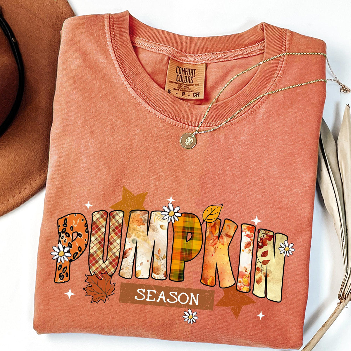 Comfort Colors® Pumpkin Season T-Shirt, Autumn Fall Shirt, Thanksgiving T-shirt, Fall Pumpkin Shirt, Pumpkin Season Shirt, Thanksgiving Gift