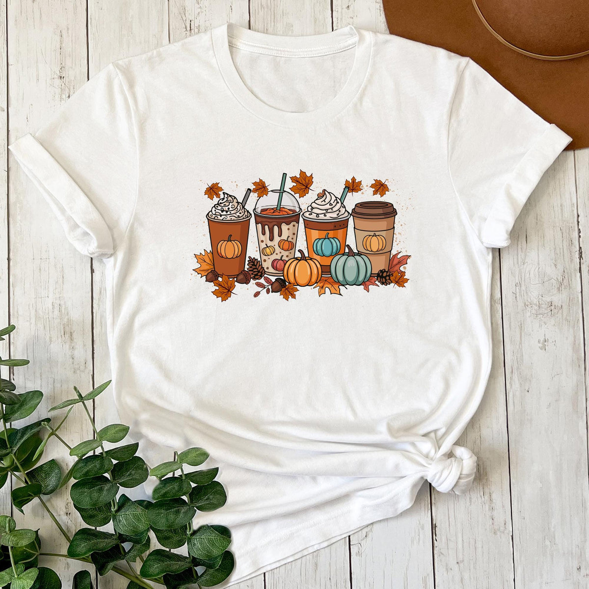 Fall Coffee Shirt, Cute Fall Sweatshirt, Thanksgiving Shirt, Fall Sweatshirt, Coffee Lover T-shirt, Pumpkin Spice Shirt, Halloween T-shirt