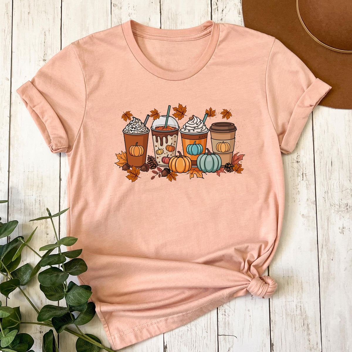 Fall Coffee Shirt, Cute Fall Sweatshirt, Thanksgiving Shirt, Fall Sweatshirt, Coffee Lover T-shirt, Pumpkin Spice Shirt, Halloween T-shirt