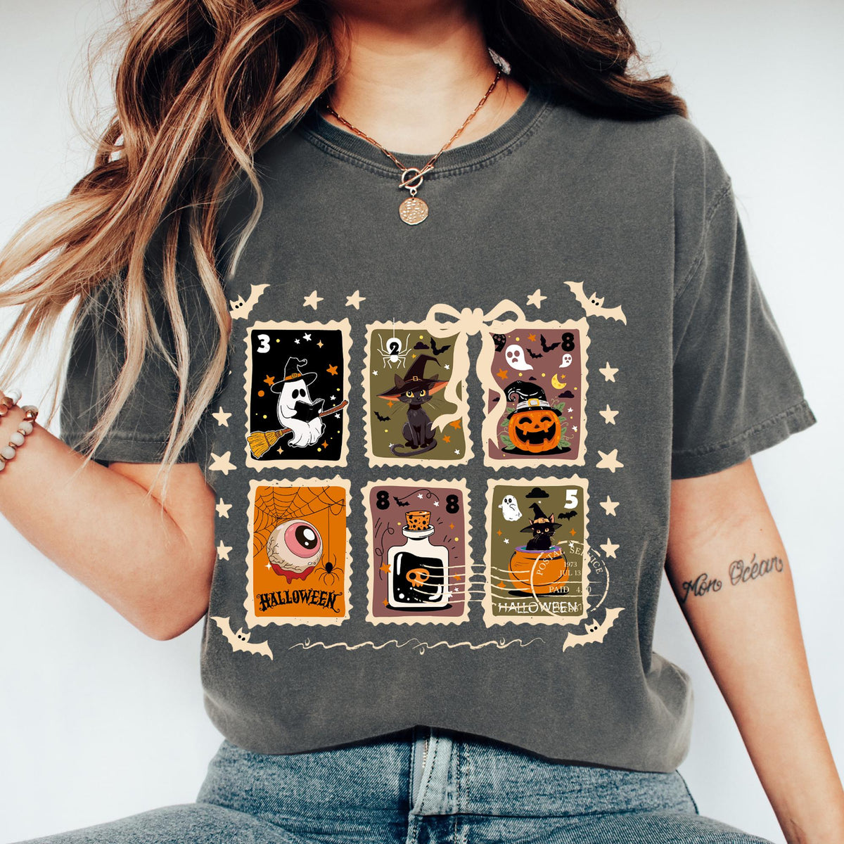 Comfort Colors® Halloween Shirt, Halloween Shirt, Retro Ghost Shirt, Women's Halloween Tee, Pumpkin Season Tee, Cute Ghost, Cute Fall Shirts