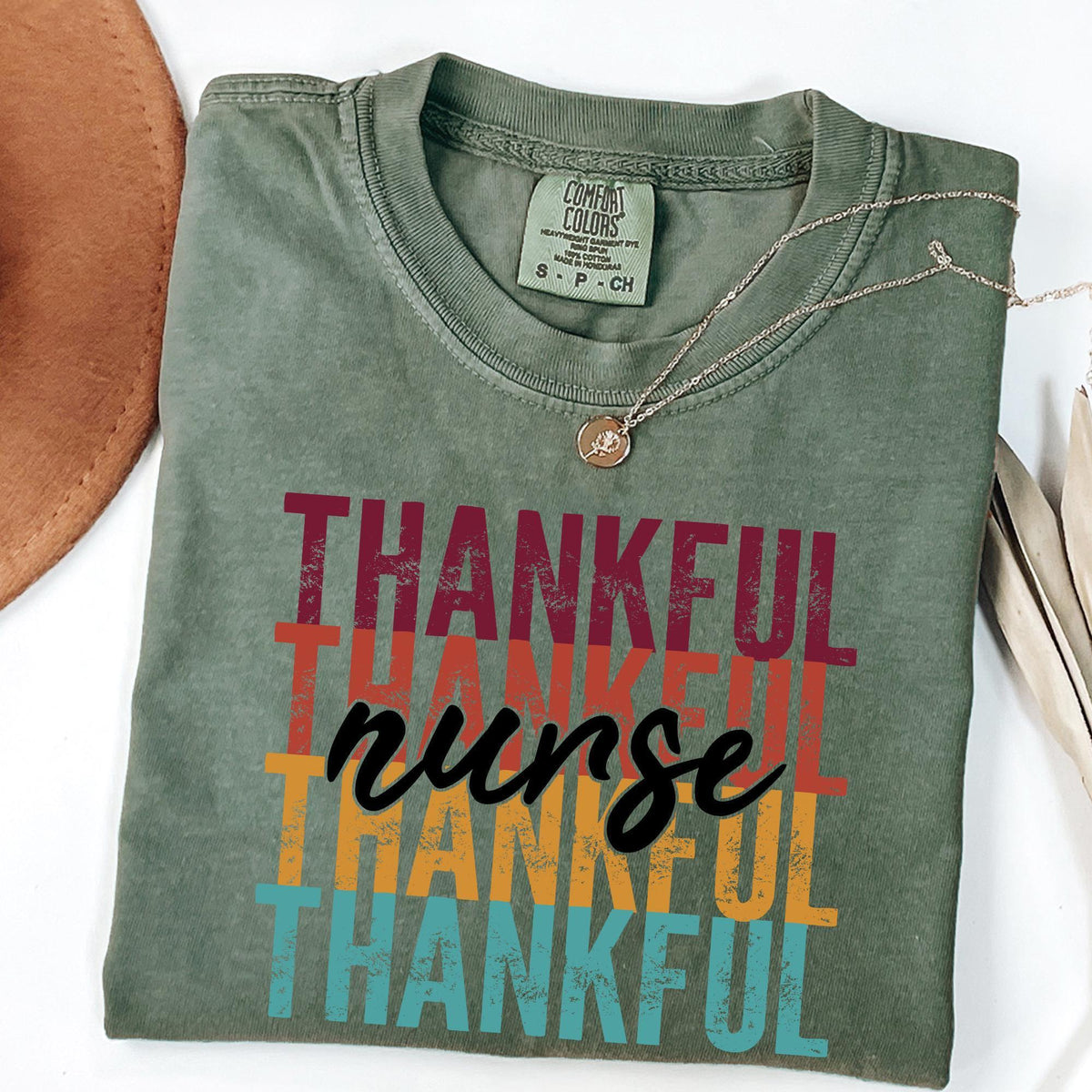Thankful Nurse Gift, Thanksgiving Nurse Shirt, Nurse Shirt, Thankful Nurse Shirt, Nurse Gift, Thanksgiving shirt, Comfort Colors®, Fall Tees