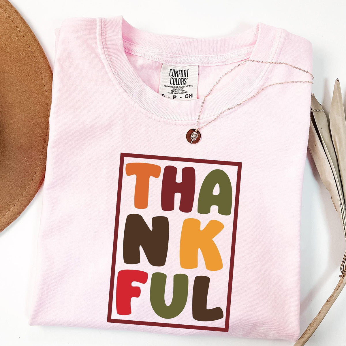 Thankful Shirt Comfort Colors®, Thanksgiving Sweatshirt, Cute Fall Crewneck, Fall Shirt, Religious Gift Idea, Autumn Tees, Retro Fall Season