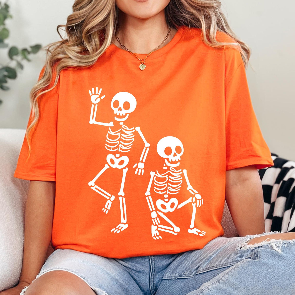 Subtle Anti Trump Halloween Skeleton Shirt, Funny FDT Shirt, Spooky Season Tees, Halloween Costume,Anti Trump T-shirt, Spooky Feminist Shirt