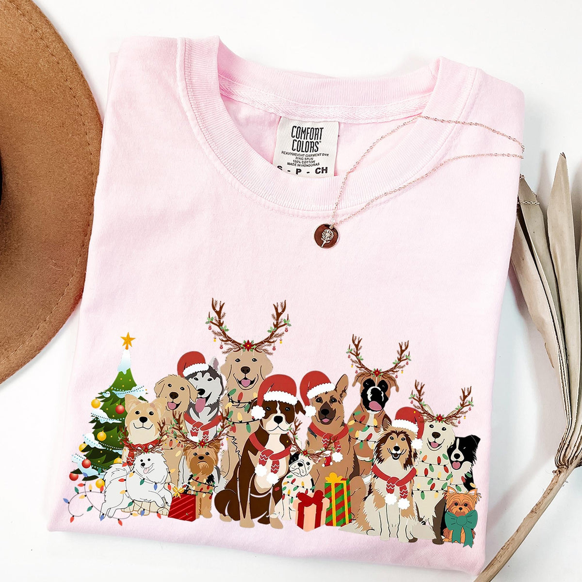 Christmas Dogs Shirt, Dog Lover Shirt, Holiday Shirt, Cute Christmas Shirt, Cute Gift for Dog Lover, Merry Christmas Shirts, Comfort Colors®