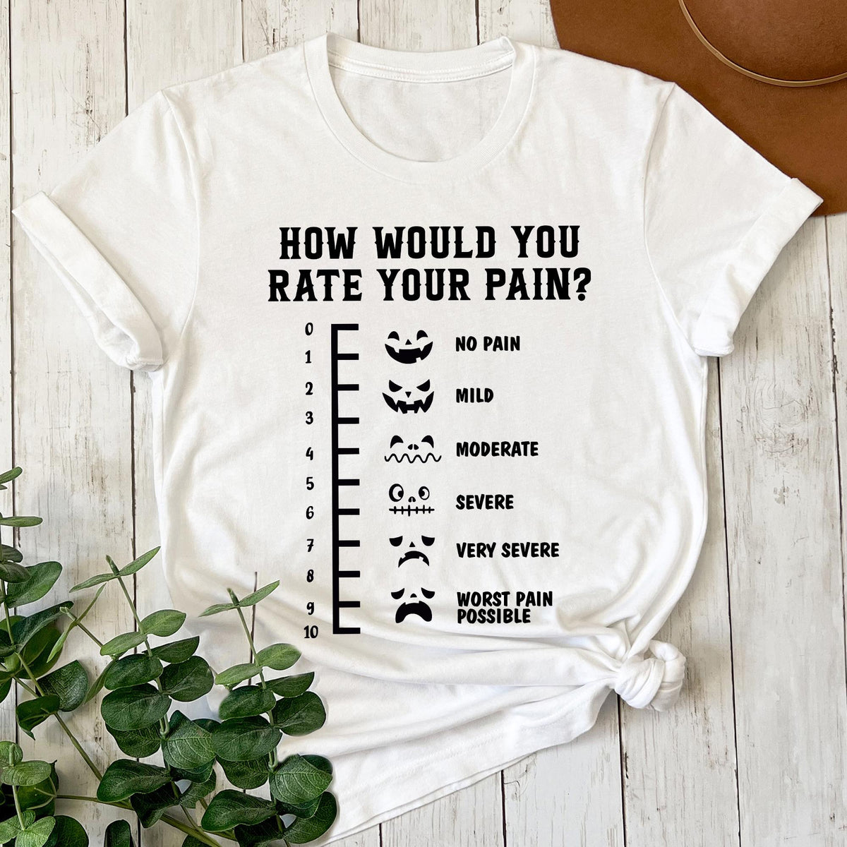 Funny Halloween Nurse Tee, How Would You Rate Your Pain, Halloween ER Shirt,Spooky Season Nurse Tee, Nursing Appreciation, Funny Nurse Shirt