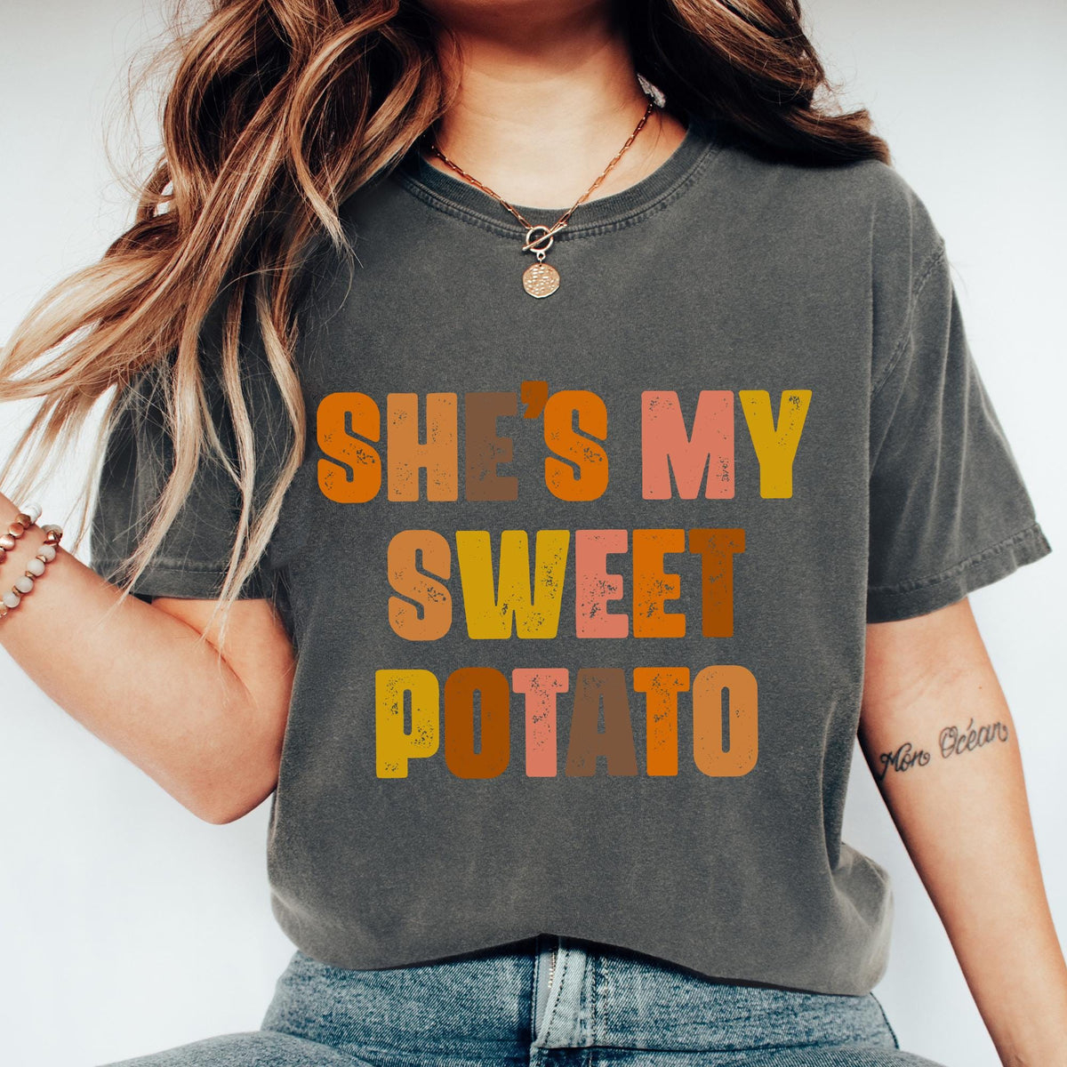 She's My Sweet Potato I Yam Shirt, Couples Thanksgiving Shirt, Thanksgiving Friend Shirts, Thanksgiving Dad Daughter Shirt, Thanksgiving Tee