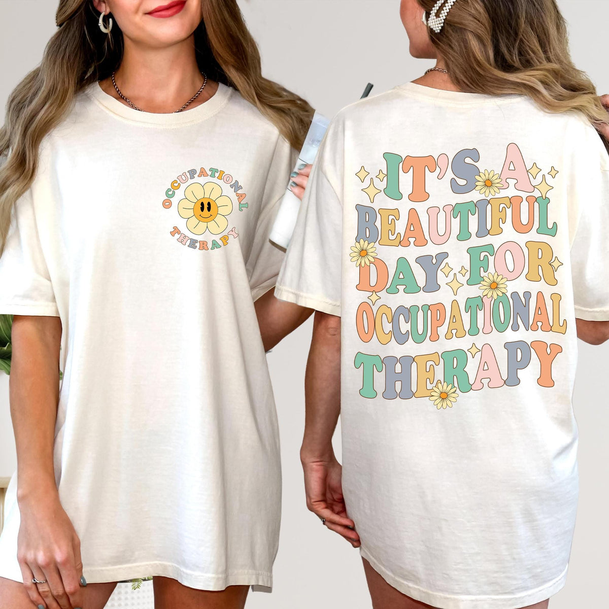 Comfort Colors® Retro Occupational Therapy Shirt, Cute OT Shirt, Special Education T-shirt, Aesthetic Therapy Shirt, Funny Therapist T-shirt