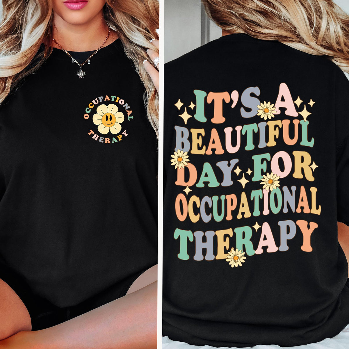 Comfort Colors® Retro Occupational Therapy Shirt, Cute OT Shirt, Special Education T-shirt, Aesthetic Therapy Shirt, Funny Therapist T-shirt