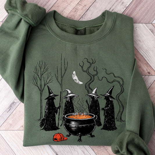 Anti Trump Shirt, Spooky Witch Halloween Trump Sweatshirt, Witches Protest Shirt, Human Rights, Social Justice Feminist Tee, Halloween Gifts