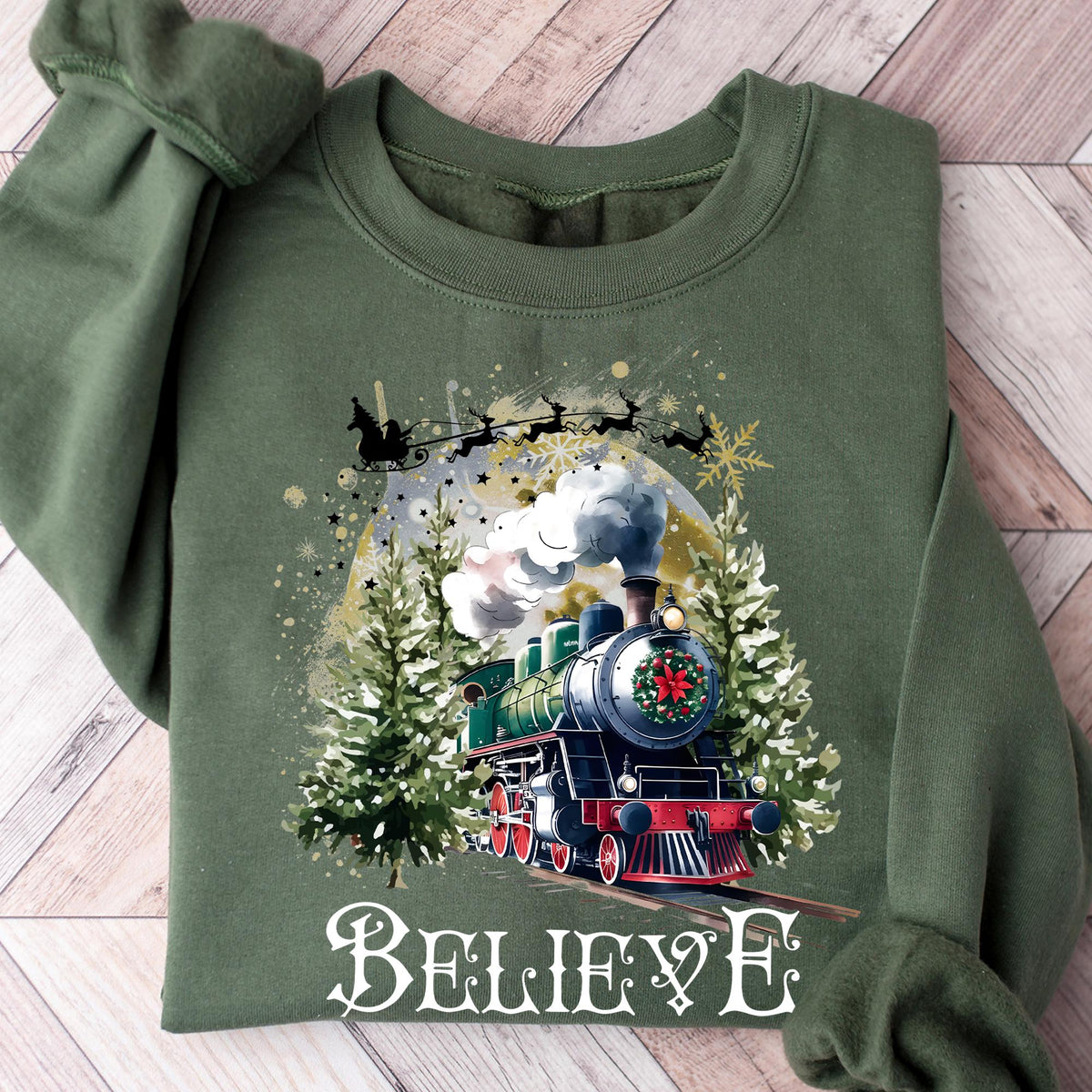 Christmas Gift, Christmas Believe Sweater, Gift Ideas, Xmas Part Shirt, T-shirt Xmas, Merry Christmas Tee, Christmas Holiday Gift for Family