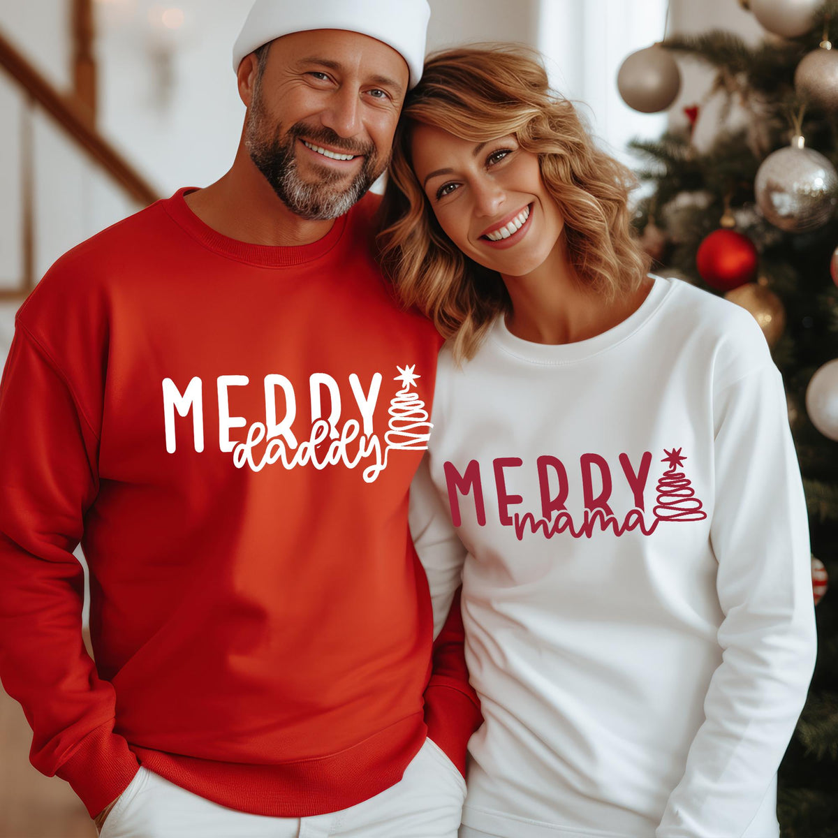Merry Family Sweatshirts, Mommy and Me Christmas Sweaters, Matching Christmas Sweaters, Matching Christmas Sweatshirts, Christmas Sweatshirt