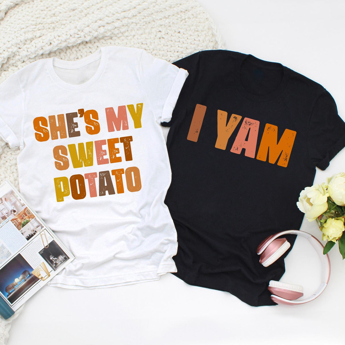 She's My Sweet Potato I Yam Shirt, Couples Thanksgiving Shirt, Thanksgiving Friend Shirts, Thanksgiving Dad Daughter Shirt, Thanksgiving Tee
