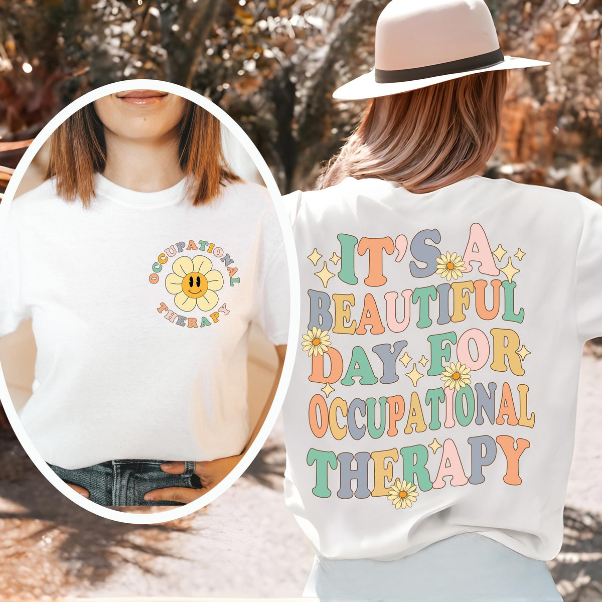 Comfort Colors® Retro Occupational Therapy Shirt, Cute OT Shirt, Special Education T-shirt, Aesthetic Therapy Shirt, Funny Therapist T-shirt