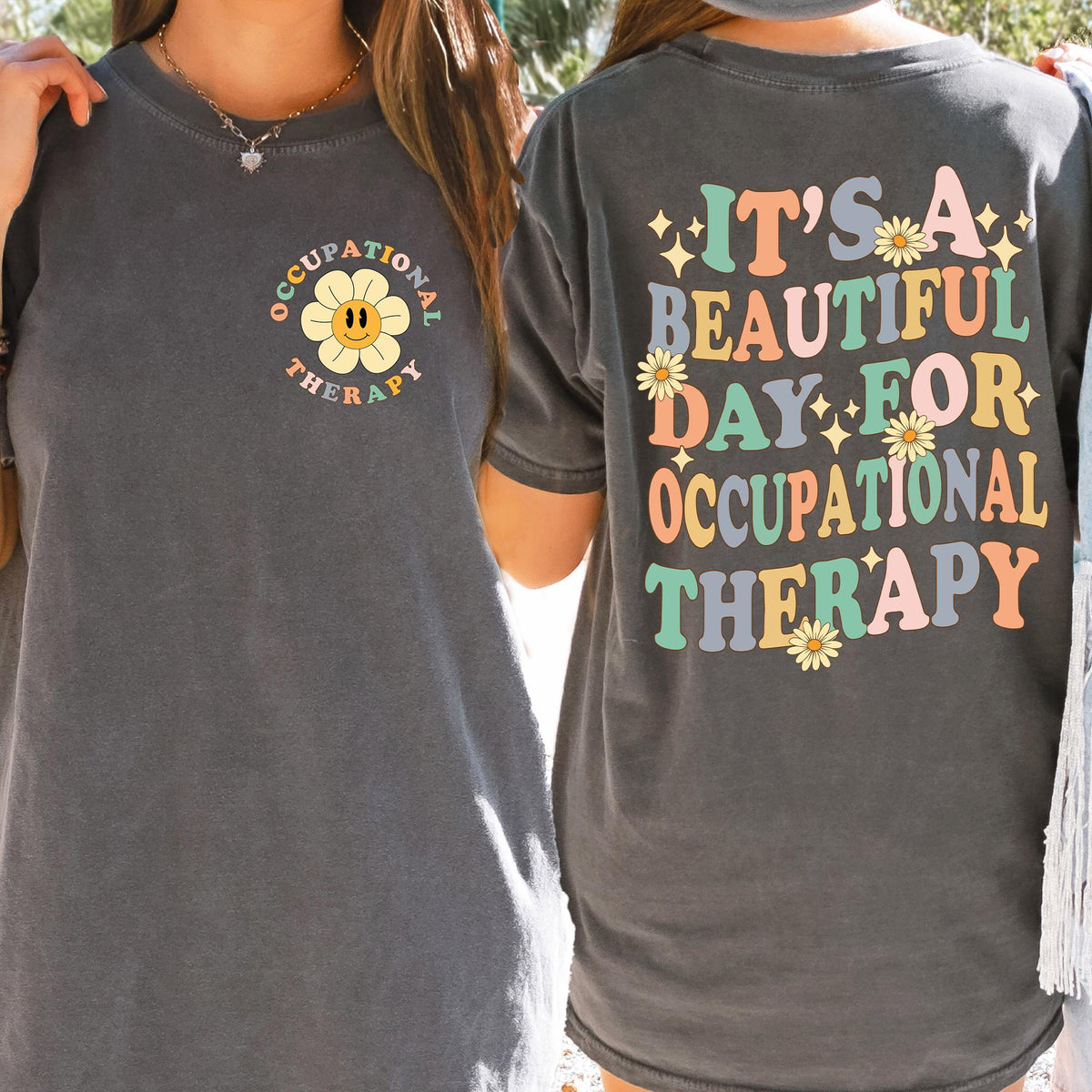 Comfort Colors® Retro Occupational Therapy Shirt, Cute OT Shirt, Special Education T-shirt, Aesthetic Therapy Shirt, Funny Therapist T-shirt