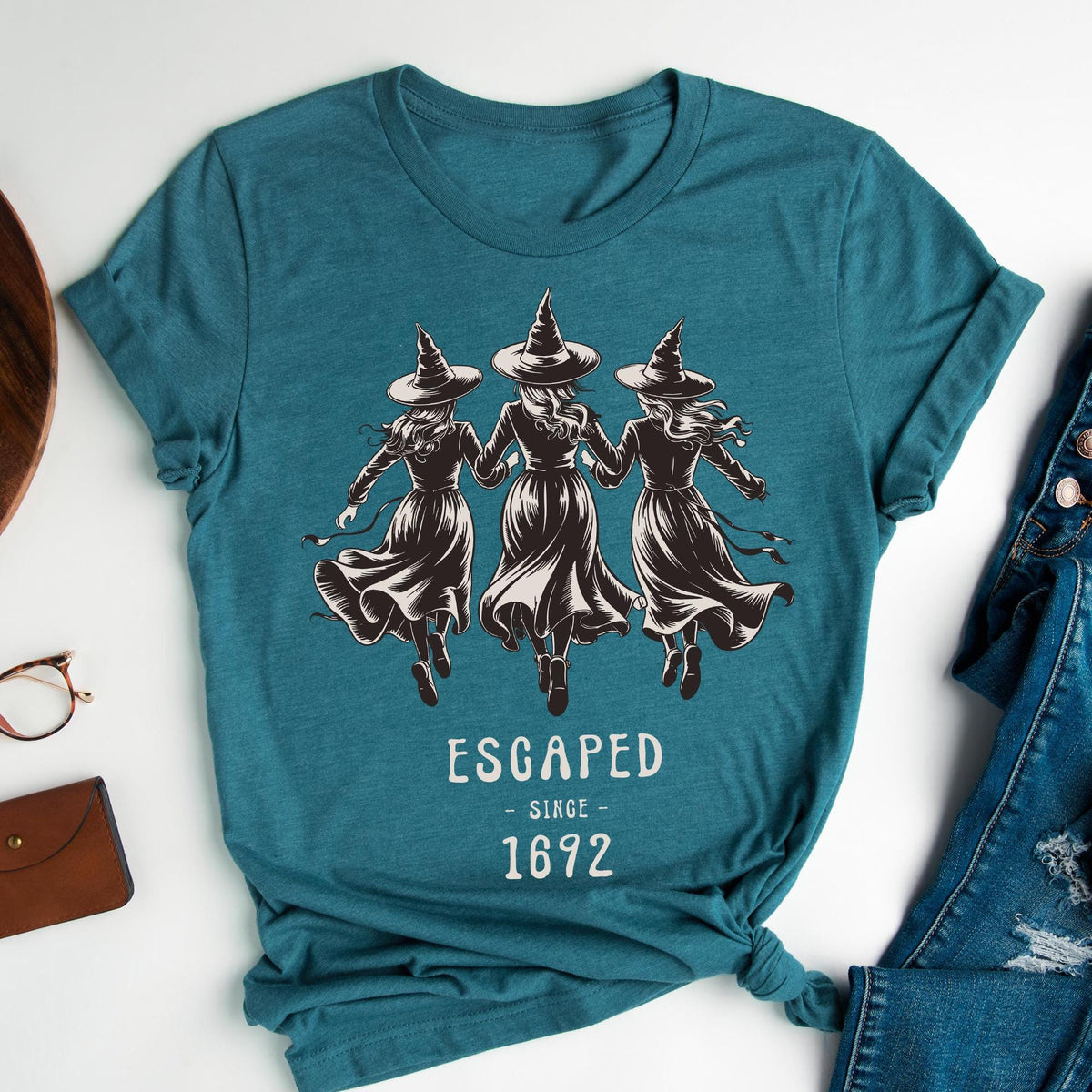 Halloween Shirt, 1692 Salem Witch Sweatshirt, Halloween Tee, Vintage Witches Halloween Costume, Spooky Season Sweater, Mystical Witchy Shirt