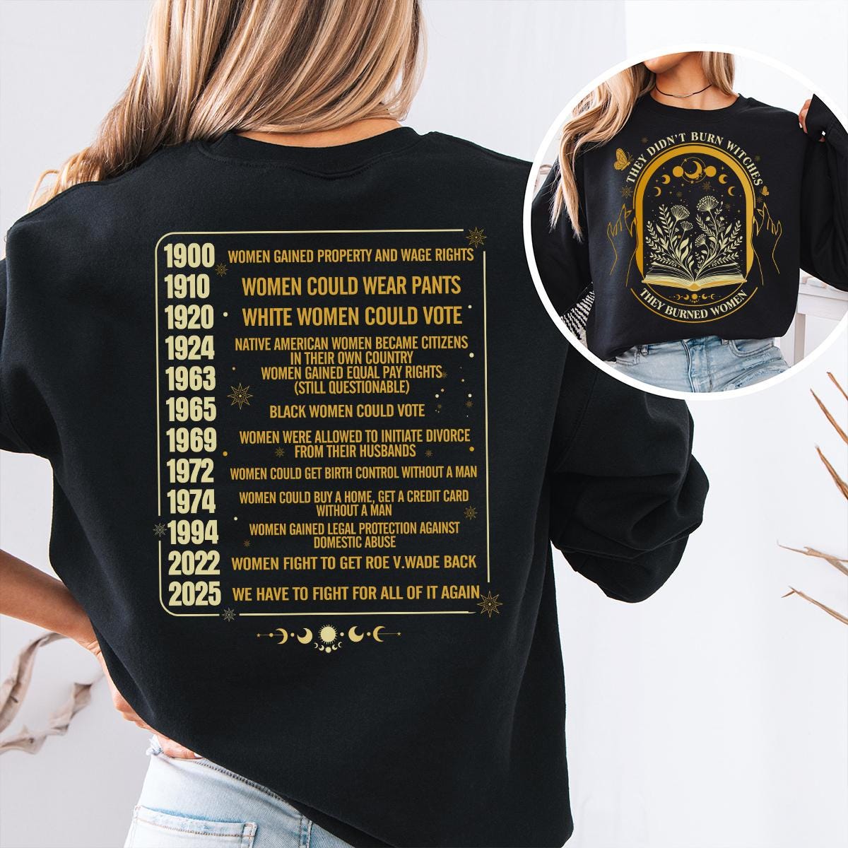 They Didn't Burn Witches They Burned Women, Feminist Witch Shirt, Liberal Witch Shirts, Spooky Liberal, Bury The Patriarchy, Comfort Colors®