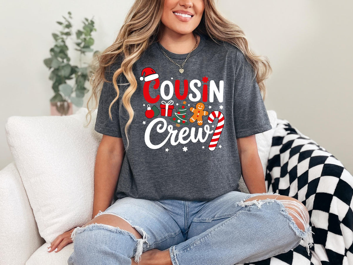 Matching Cousin Crew Christmas Shirts, Christmas Family Matching Shirts, Christmas Group Shirt, Christmas Gifts, Xmas T-shirt, Holiday Gifts