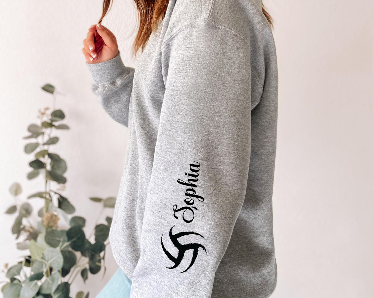 Personalized Volleyball Sweatshirts, Customized Volleyball Mom Sweaters, Game Day Volleyball, Gift For Volleyball Player, Volleyball Mom Era