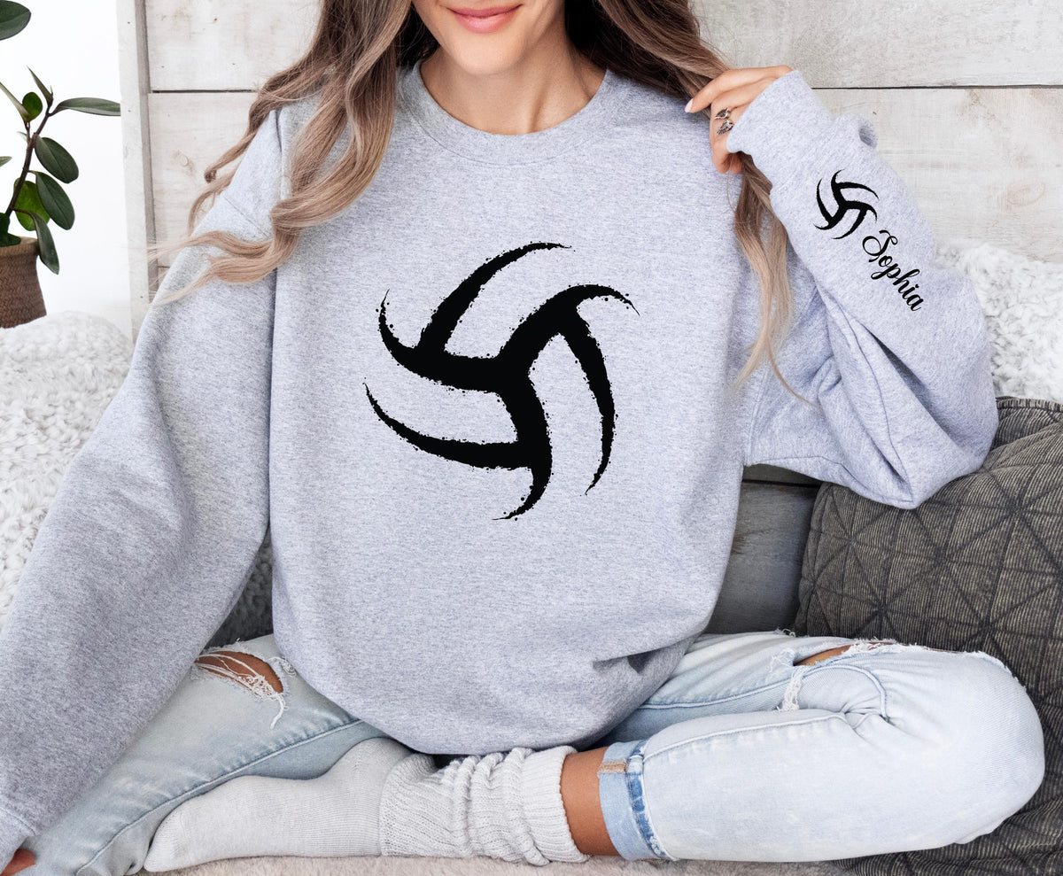 Personalized Volleyball Sweatshirts, Customized Volleyball Mom Sweaters, Game Day Volleyball, Gift For Volleyball Player, Volleyball Mom Era