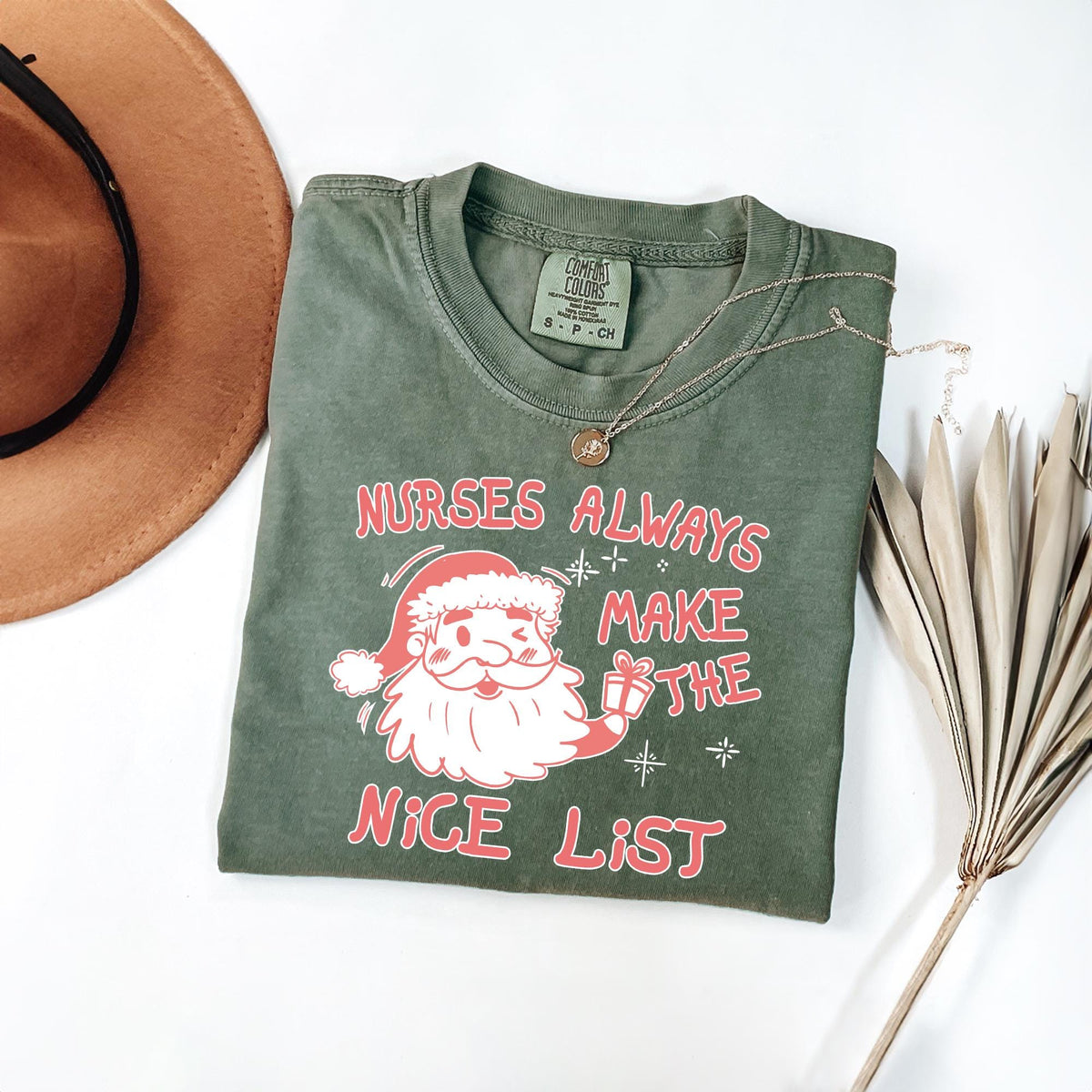 Comfort Colors® Nurse Christmas Shirt, NICU Nurse Practitioner Shirt, Christmas Gift for ICU Nurse, Nurse Holiday Shirt Gifts, Xmas T-shirts